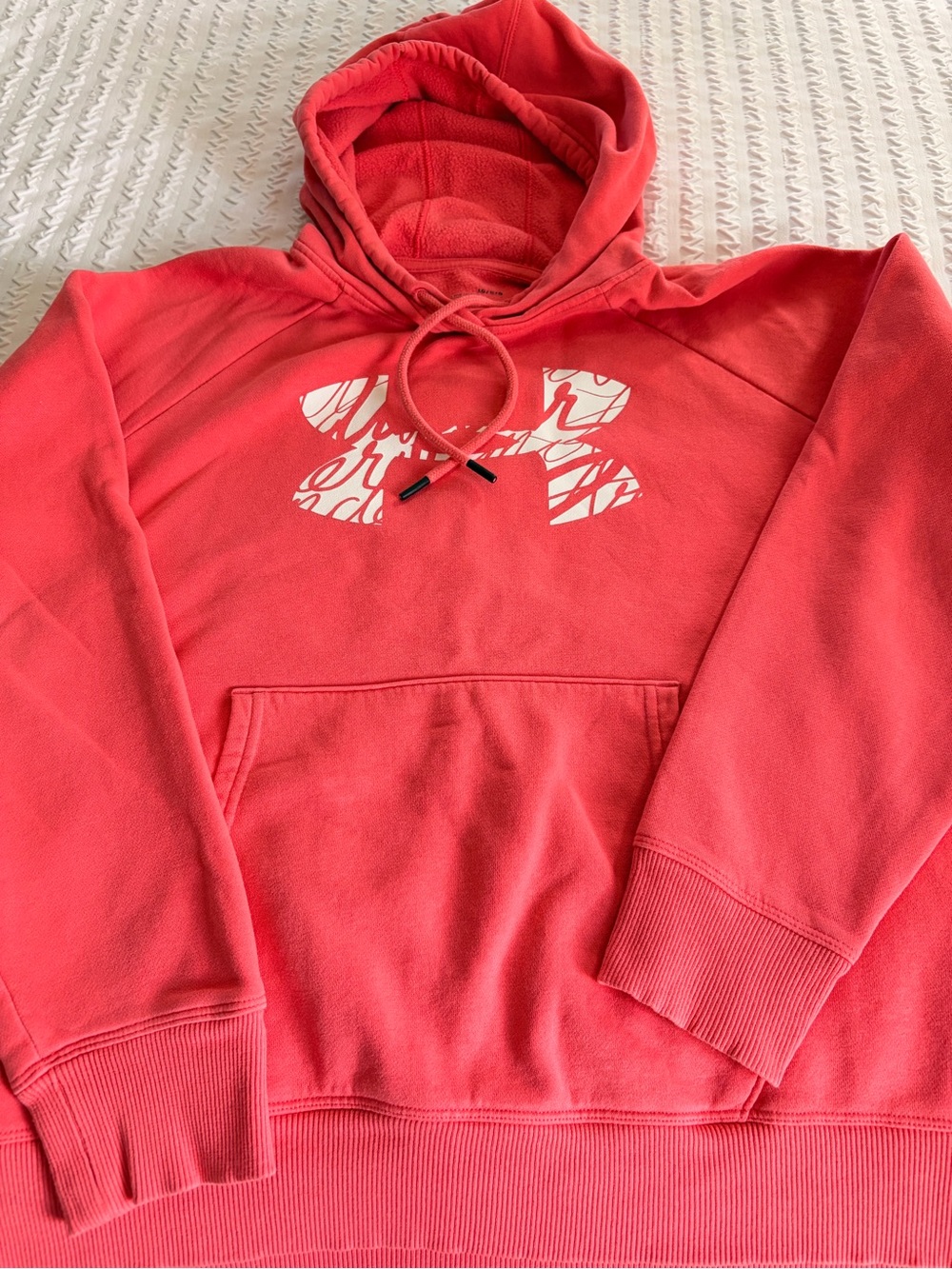 Under Armour Women's Coral Pink Pullover Hoodie
